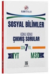 Alan Yayınları TYT MSÜ Sosyal Bilimler Konu Konu Çıkmış Sorular Son 7 Yıl - Alan Yayınları