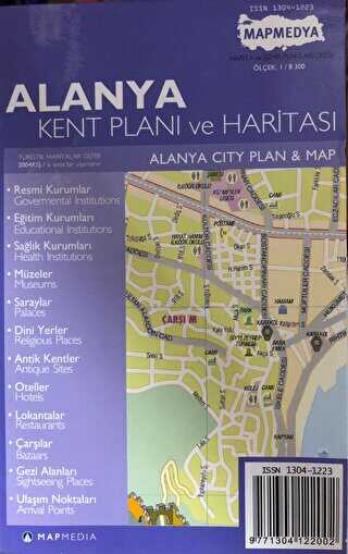 Alanya Kent Planı ve Haritası - Alanya City Plan & Map