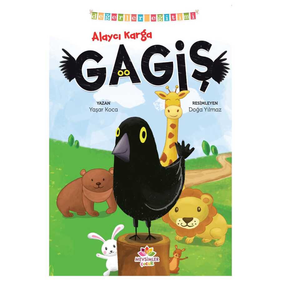 Alaycı Karga Gagiş - Değerler Eğitimi - Mevsimler Kitap