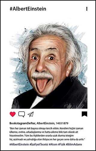 Albert Einstein Bookstagram Defter