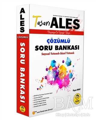 Tasarı Eğitim Yayınları ALES Çözümlü Soru Bankası 2020 - Tasarı Eğitim Yayınları