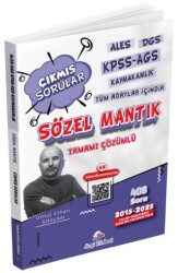 ALES DGS KPSS AGS Kaymakamlık Tüm Adaylar İçin Sözel Mantık Tamamı Video Çözümlü Çıkmış Sorular - Dizgi Kitap