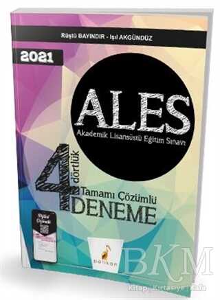 Pelikan Tıp Teknik Yayıncılık ALES Dörtlük Tamamı Çözümlü Deneme - Pelikan Tıp Teknik Yayıncılık