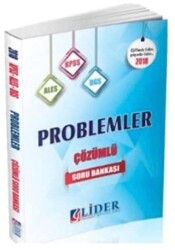 Lider Yayınları ALES KPSS DGS Problemler Çözümlü Soru Bankası - Lider Yayınları