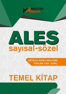 MasterWork ALES Sayısal - Sözel Temel Kitap - 1