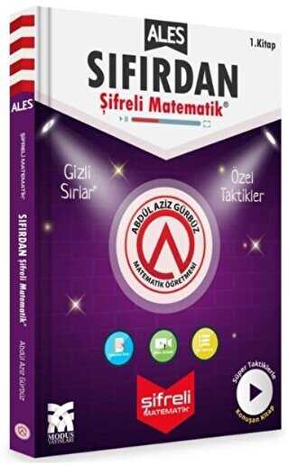 Modus Yayınları ALES Sıfırdan Şifreli Matematik 1. Kitap - 1