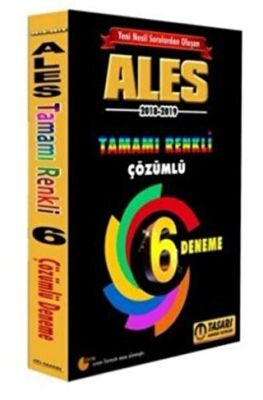 Tasarı Eğitim Yayınları ALES 2018 - 2019 Tamamı Renkli Çözümlü 6 Deneme - 2