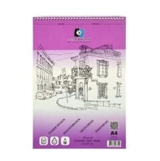 Alex Schoeller ALX-7792 A4 Spiralli Eskiz Defteri 180gr 25 Yaprak - 1