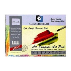 Alex Scholler Çok Amaçlı Çizim Defteri 35x50 200gr 15 Sayfa - Alex Schoeller