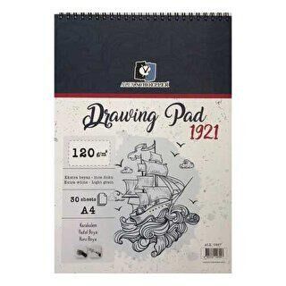 Alex Schoeller Drawing Pad Eskiz Defteri 120gr A4 30 Yaprak ALX-0557 - 1