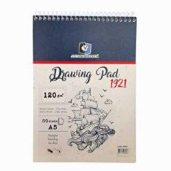 Alex Schoeller Drawing Pad Eskiz Defteri 120gr A5 50yp Spiralli - Alex Schoeller