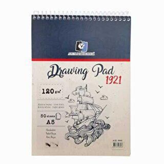 Alex Schoeller Drawing Pad Eskiz Defteri 120gr A5 50yp Spiralli - 1