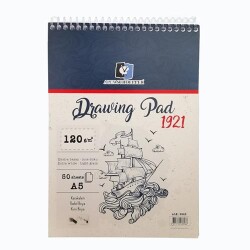 Alex Schoeller Drawing Pad Eskiz Defteri 120gr A5 50yp Spiralli - Alex Schoeller