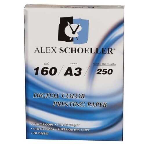 Alex Schoeller Fotokopi Kağıdı A3 160Gr. 250Li Paket
