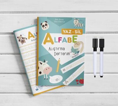 Alfabe Yaz Sil Alıştırma Defterim - 1