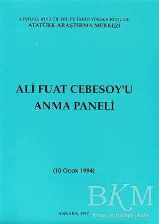 Ali Fuat Cebesoy`u Anma Paneli