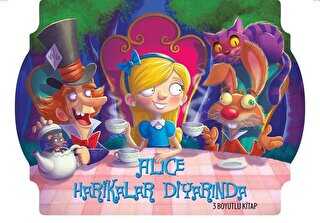 Alice Harikalar Diyarında 3 Boyutlu Kitap