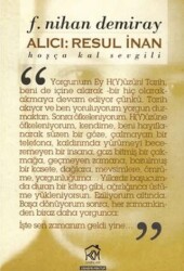 Alıcı: Resul İnan Hoşça Kal Sevgili - Kurgu Kültür Merkezi