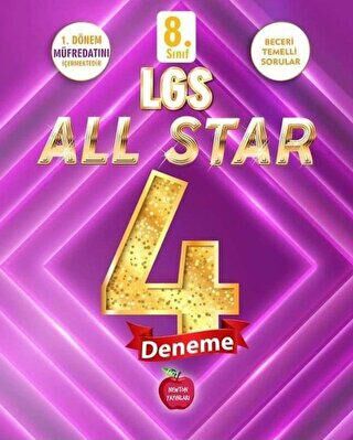 Newton Yayınları All Star 8. Sınıf 1. Dönem LGS Tüm Dersler 4 Deneme - 1