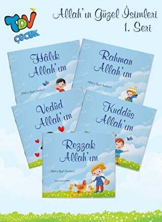 Allahın Güzel İsimleri Seti 5 Kitap Takım - Türkiye Diyanet Vakfı Yayınları