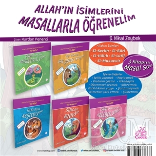 Allah`ın İsimlerini Masallarla Öğrenelim Seti 5 Kitap Takım - Okur Çocuk