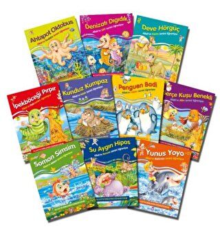Allah’ın İsimlerini Öğreniyorum 10 Kitap Takım kapağı