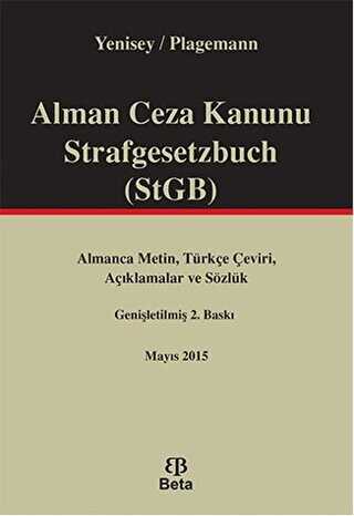 Alman Ceza Kanunu - Strafgesetzbuch StGB