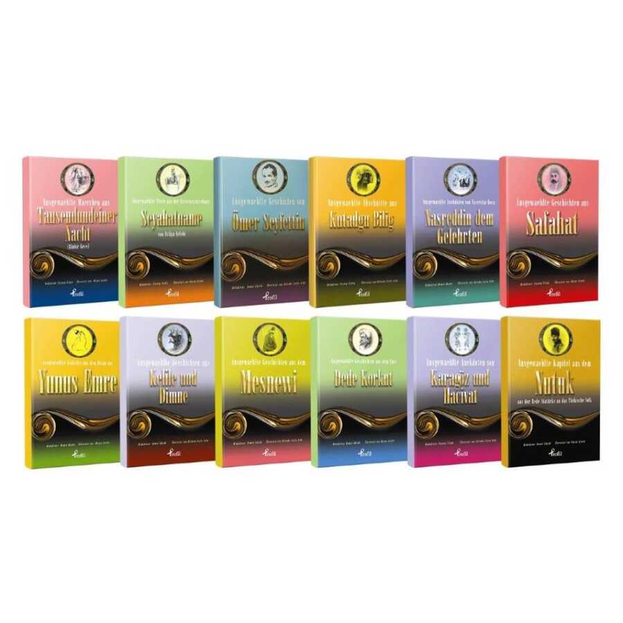 Almanca 100 Temel Eser Özetleri Seti 12 Kitap - Profil Kitap