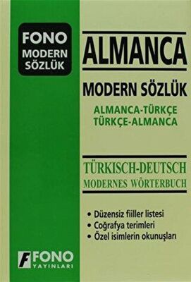 Almanca Modern Sözlük Almanca - Türkçe - Türkçe - Almanca