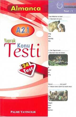 Almanca Yaprak Konu Testi - Palme Yayınları