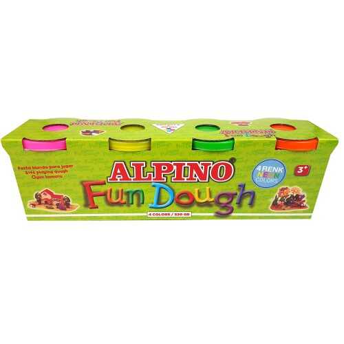 Alpino Dp-000300 4Lü Oyun Hamuru Fosforlu Renkler