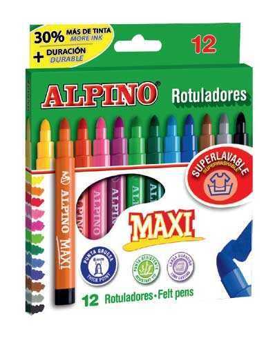 Alpino Keçeli Kalem Maxi 12Li - Alpino