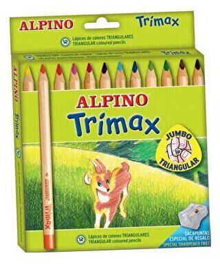 Alpino Trımax Jumbo Kuru Boya Kalemi 12`li - 1