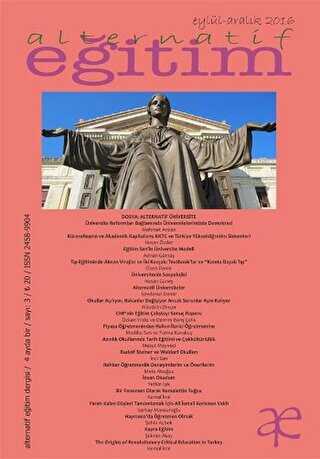 Alternatif Eğitim Dergisi Sayı: 3 Eylül - Aralık 2016 - Yeni İnsan Yayınevi