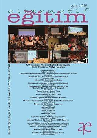 Alternatif Eğitim Dergisi Sayı 8 Güz 2018 - Yeni İnsan Yayınevi
