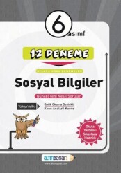 Altın Başarı Yayınları 6. Sınıf Sosyal Bilgiler 12 Deneme - Altın Başarı Yayınları