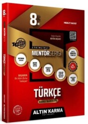 Altın Karma Yayınları 8. Sınıf Türkçe Altın Etkinlikli Kazanım Soru Bankası - Mentör Serisi - Altın Karma Yayınları