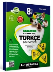 Altın Karma Yayınları - Bayilik 8. Sınıf Türkçe Haftalık Kazanım Bazlı Deneme Seti - Altın Karma Yayınları - Bayilik