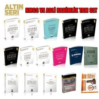 Altın Seri HMGS ve Adli Hakim ve Savcılığı Sınavlarına Hazırlık Konu Anlatımlı Seti 2025 - 1
