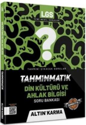 Altın Karma Yayınları - Bayilik Altınkarma Tahminmatik LGS 8. Sınıf Din Kültürü ve Ahlak Bilgisi Soru Bankası - Altın Karma Yayınları - Bayilik