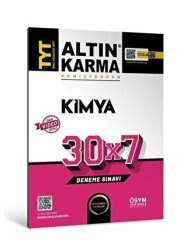 Altın Karma Yayınları Altınkarma TYT Kimya 30X7 Deneme Sınavı - Altın Karma Yayınları
