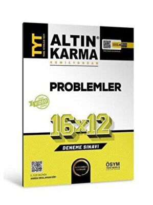 Altın Karma Yayınları Altınkarma TYT Problemler 16x12 Deneme Sınavı - 1