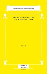 American Journal of Archaeology, 1938 - Capitol Books