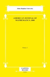 American Journal of Mathematics, 1880 - Capitol Books