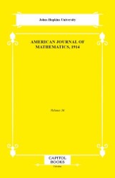 American Journal of Mathematics, 1914 - Capitol Books