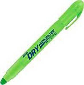 Amos Dry Fosforlu Yeşil Jel Highlighter Serve - 1