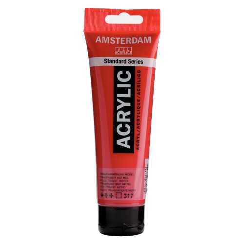 Amsterdam Akrilik Boya 120 Ml Transparent Red Medium 317