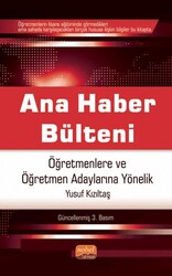 Ana Haber Bülteni - Öğretmenlere Ve Öğretmen Adaylarına Yönelik - Nobel Bilimsel Eserler