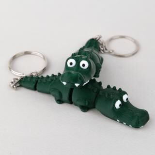 Anahtarlık Charm Çanta Süsü - Timsah - 1