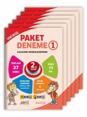 Analiz Yayınları 2. Sınıf Yeni Nesil Paket Deneme 6`lı - 1